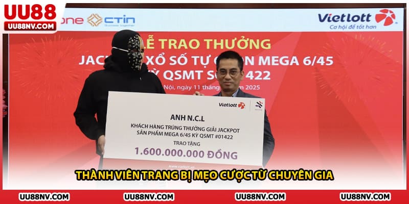Thành viên trang bị mẹo cược từ chuyên gia